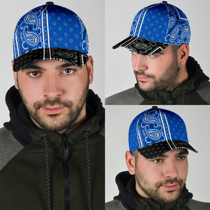 Classic Cap - Dk Blue Bandana Style V3