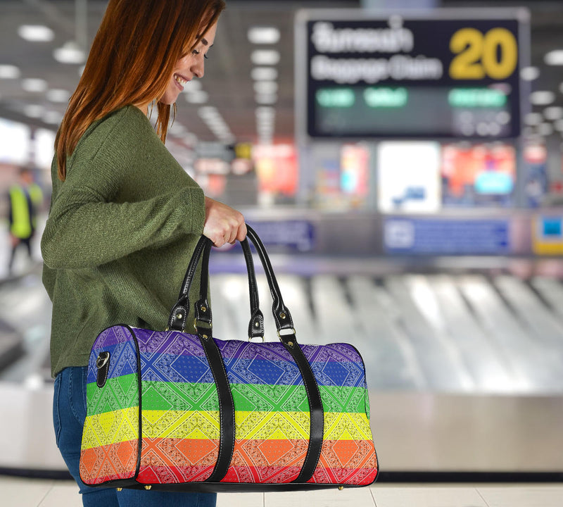 Rainbow Bandana Travel Bag