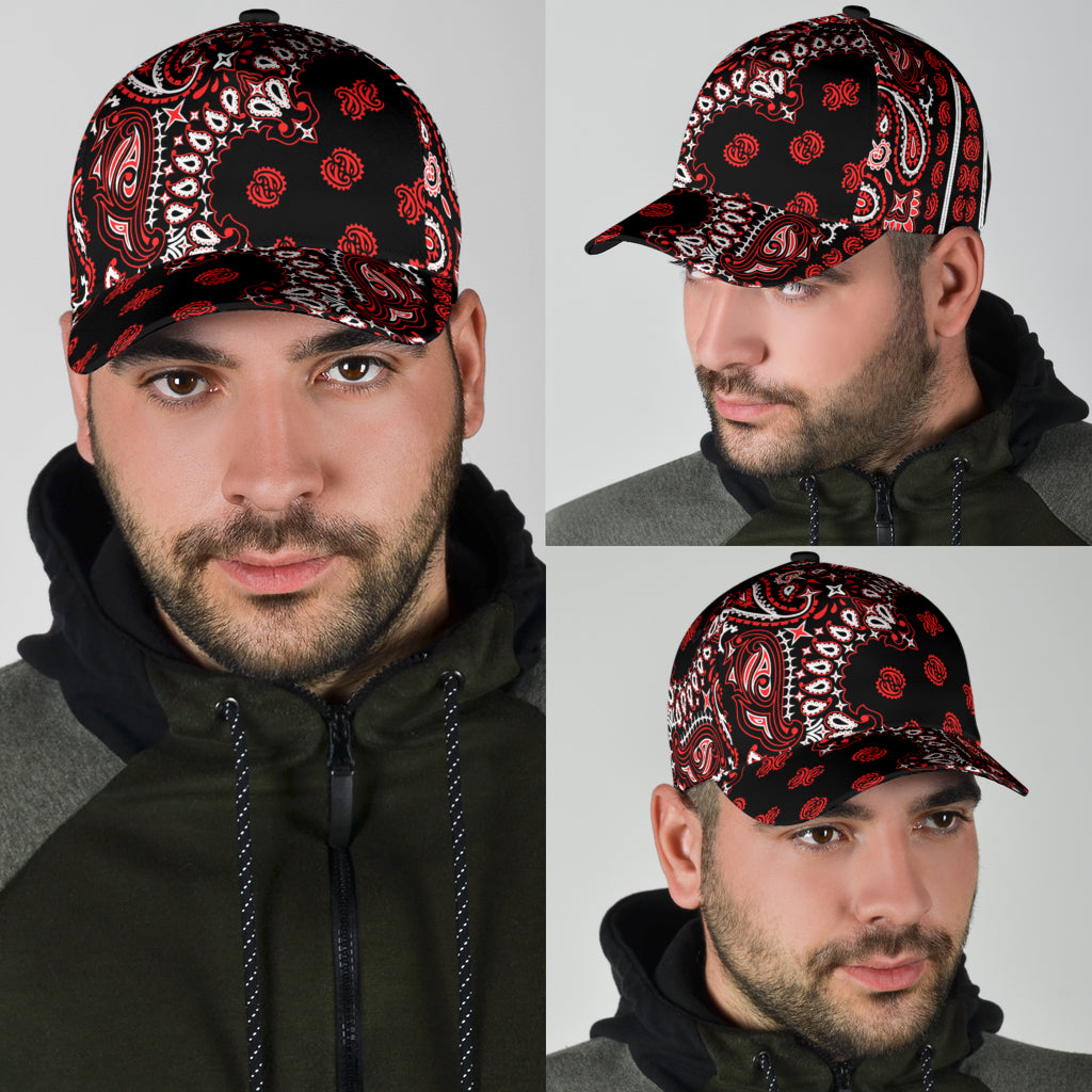 Classic Cap - 2-  Red and White