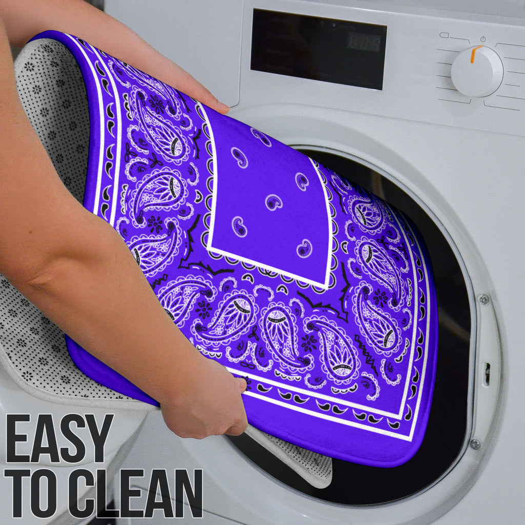 Bathroom Set - Violet Bandana 3 Pieces