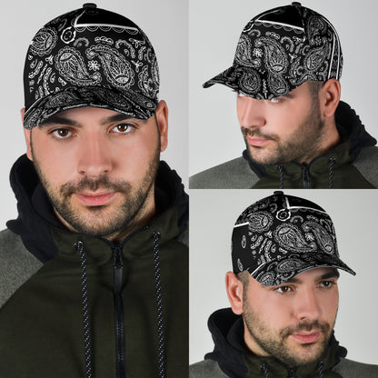 Classic Cap - Black on White