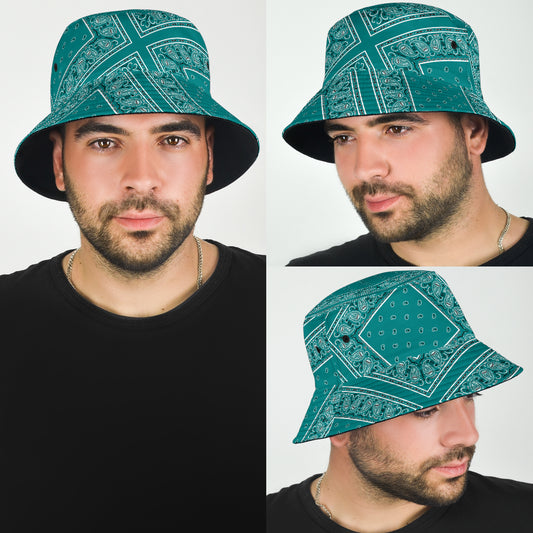 teal hat