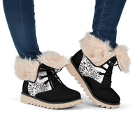 Women's Winter Boots - B3 Black and White