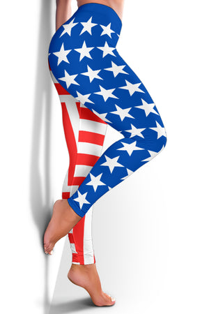 Women's Leggings - Stars and Stripes