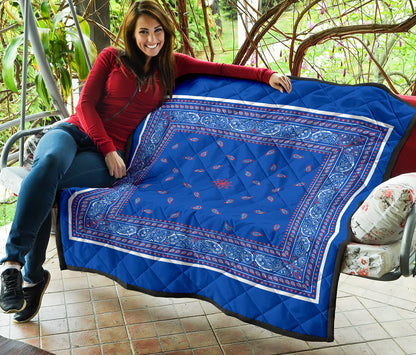 Quilt 4 Red White Blue Bandana Quilt