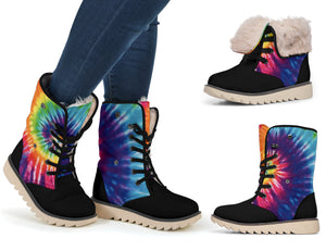 Women's Winter Boots - Tye Dye Black Toe