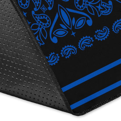 Area Rug 1 - Cobalt on Black