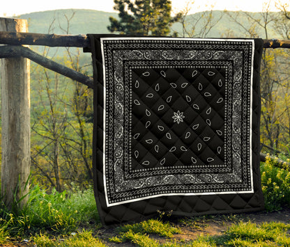 Quilt 4 Black White Bandana Quilt