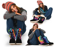 Women's Winter Boots - Tye Dye Black Toe