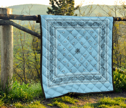 Quilt 4 - Lt Blue Bandana Quilt