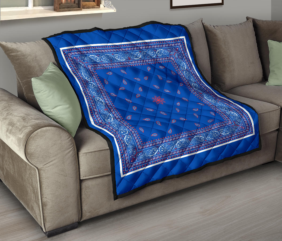 Quilt 4 Red White Blue Bandana Quilt