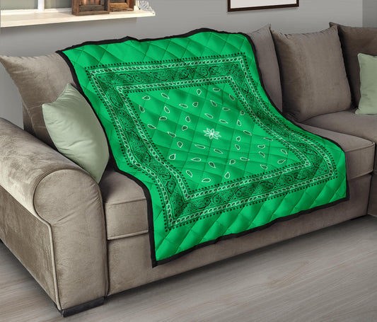 Quilt 4 Green Bandana Quilt