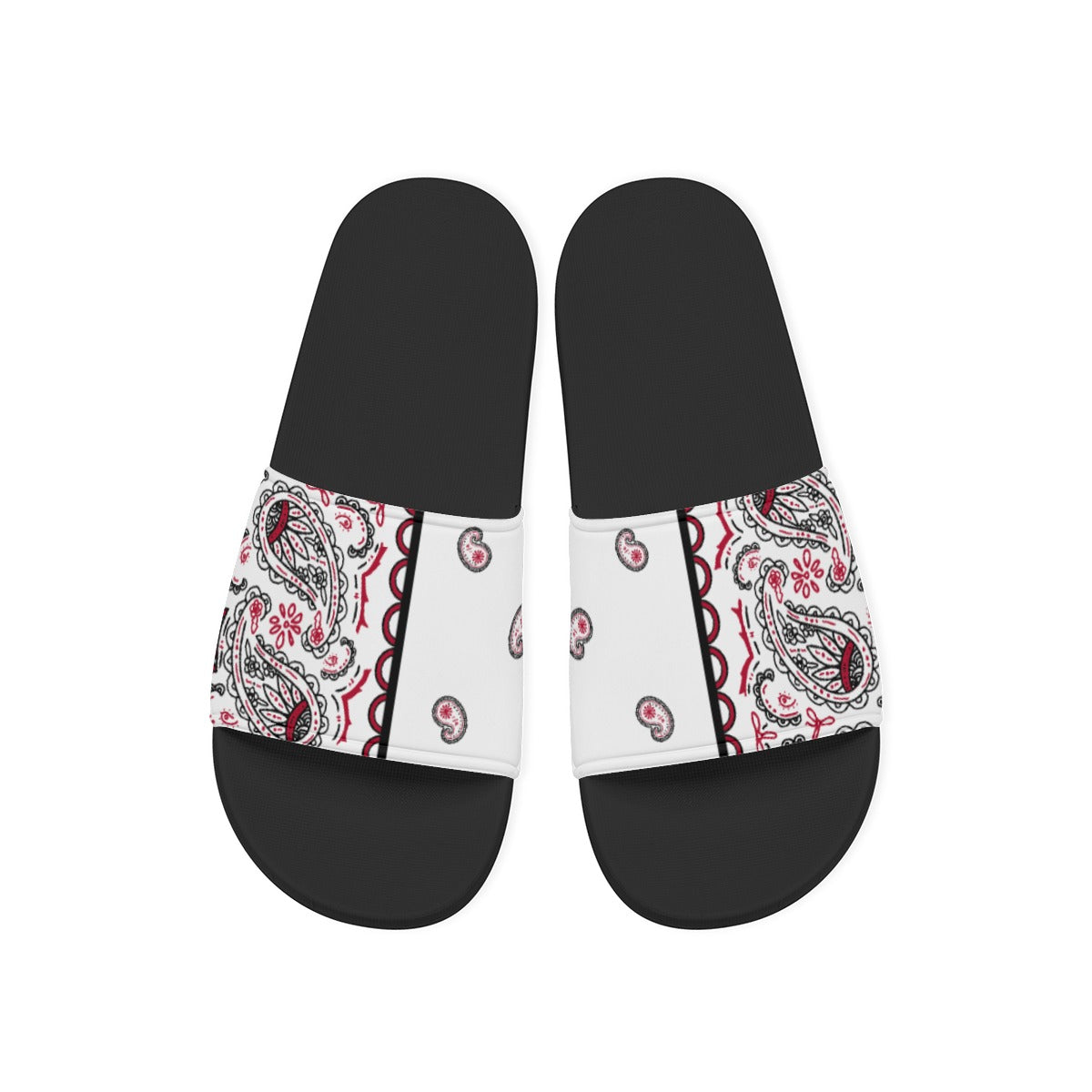 White OG Bandana Slides