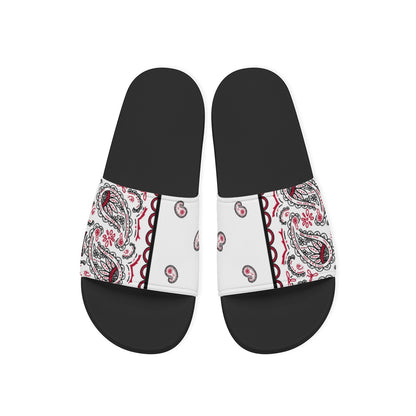 White OG Bandana Slides