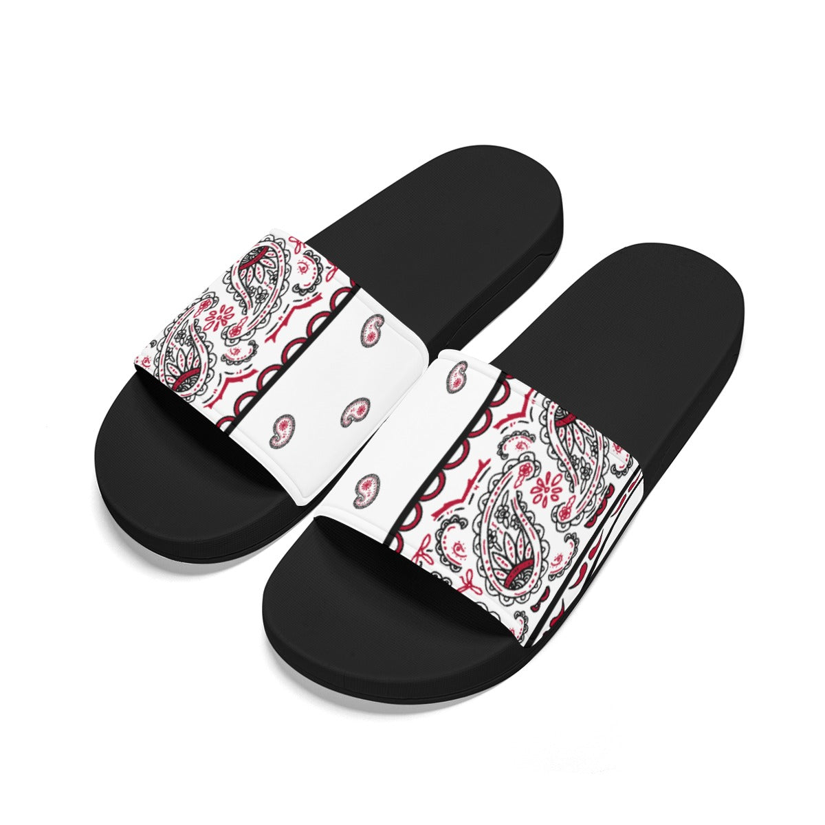 White OG Bandana Slides