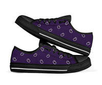 purple paisley sneakers