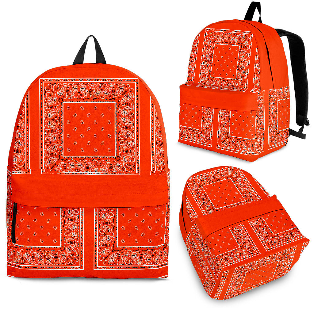 orange bandana backpacks