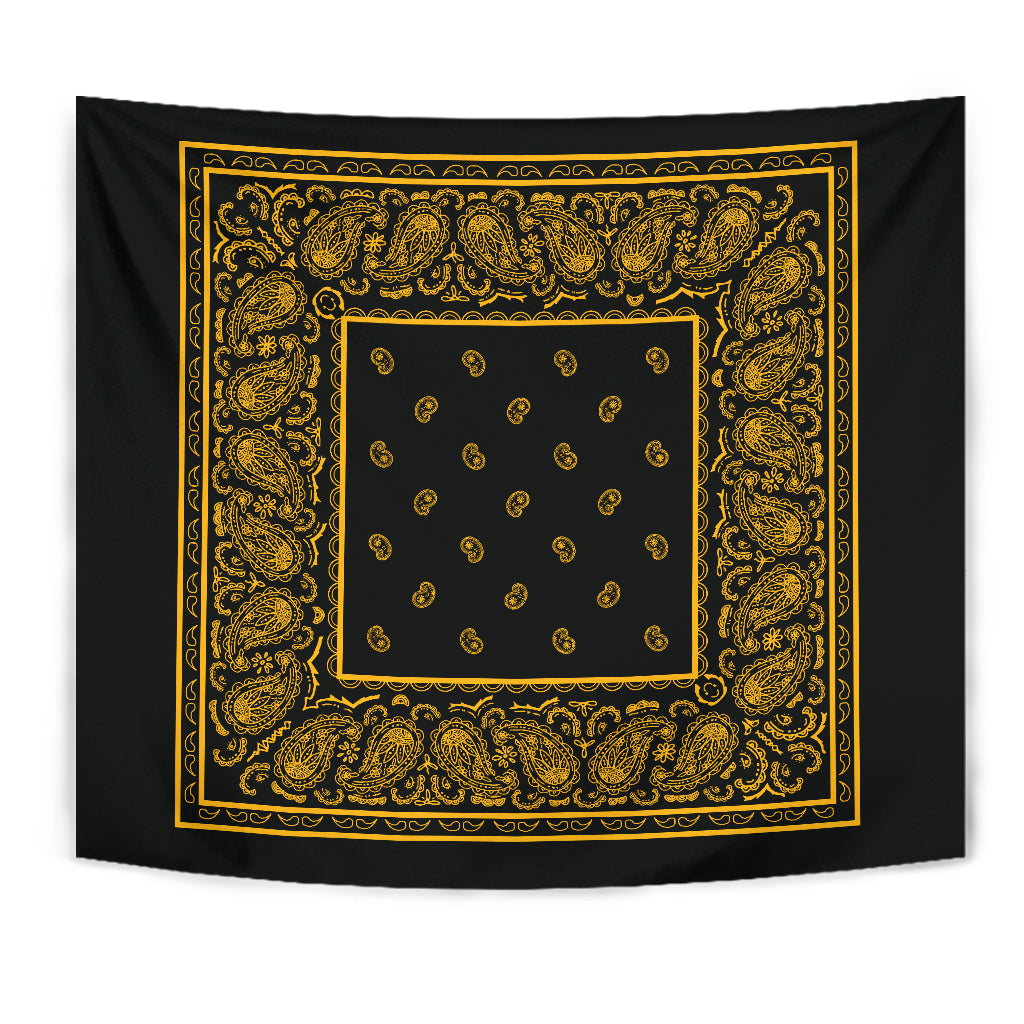 black bandana wall art