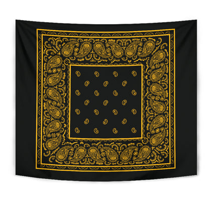 black bandana wall art