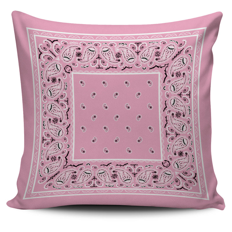 pink bandana pillow