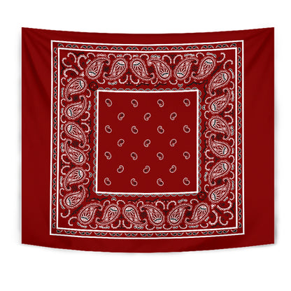 Maroon Bandana Tapestry