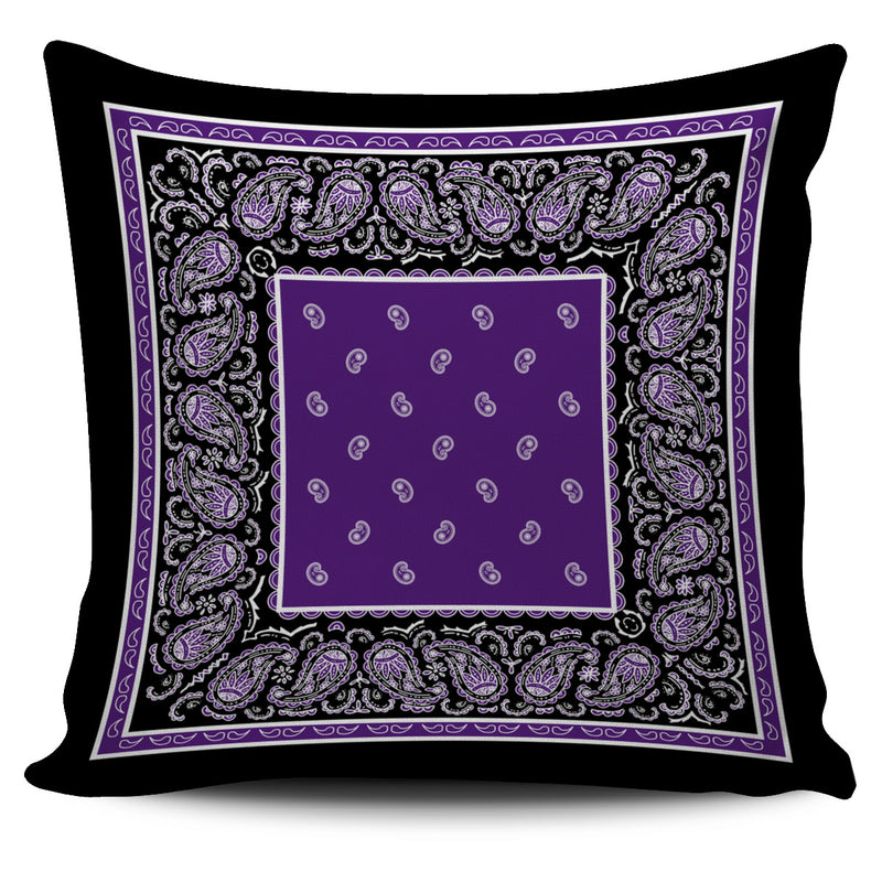 purple decocrative pillows