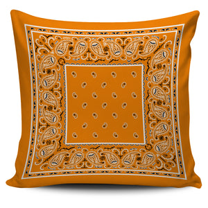 orange accent pillows