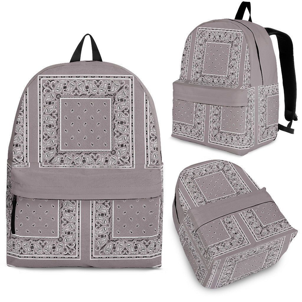 grey bandannas backpack