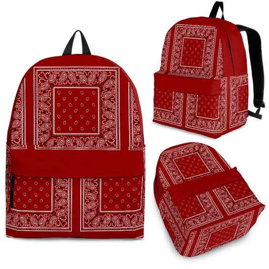 red patchwork bandana