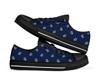 navy blue paisley shoes