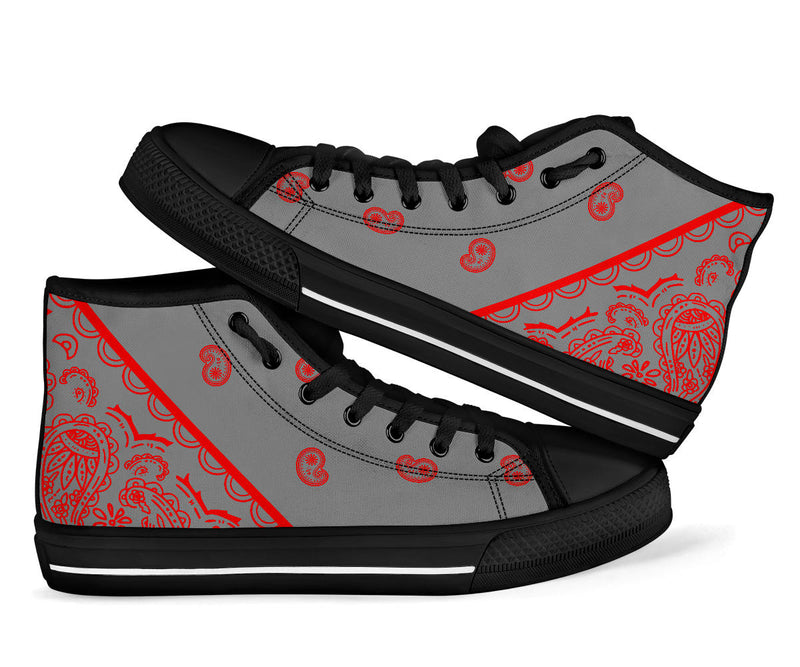 Red bandana converse shoes Clearance