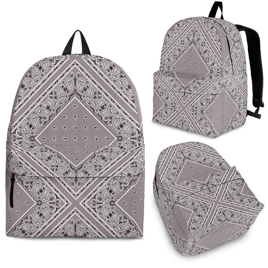 gray bandana backpack