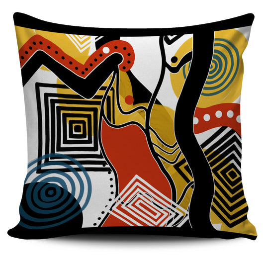 Throw Pillow Cover - Retro Abstract Pillow Cover