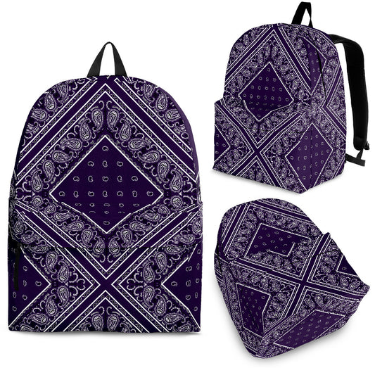 purple backpacks
