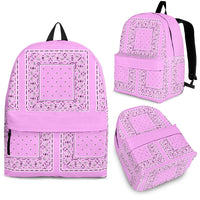 pink bandana backpack