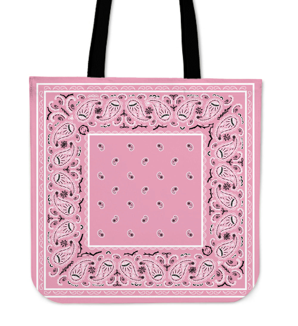 Light Pink Bandana Tote Bag