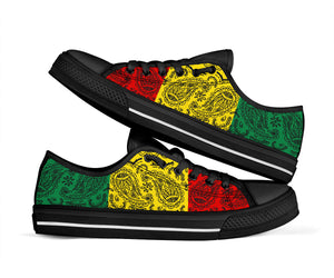 Rastafarian bandana sneakers
