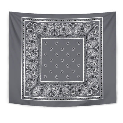 StreetTaps Classic Gray Bandana Tapestry