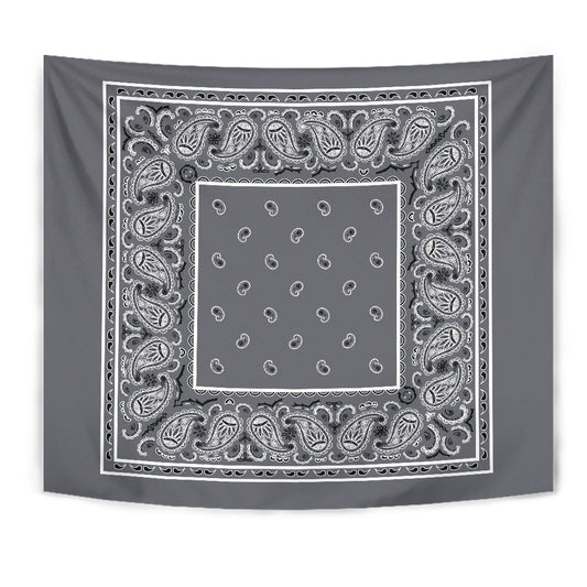 StreetTaps Classic Gray Bandana Tapestry
