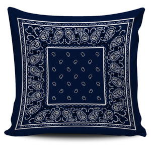 navy blue throw pillow