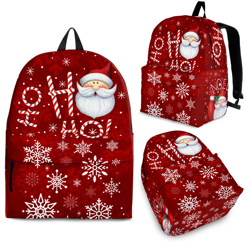 Christmas Backpack - Red HO HO HO