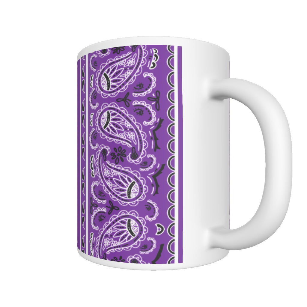 CM - Pretty Purple Bandana Coffee Mug