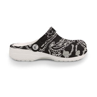 Men's Black Classic Big Bandana Clogs