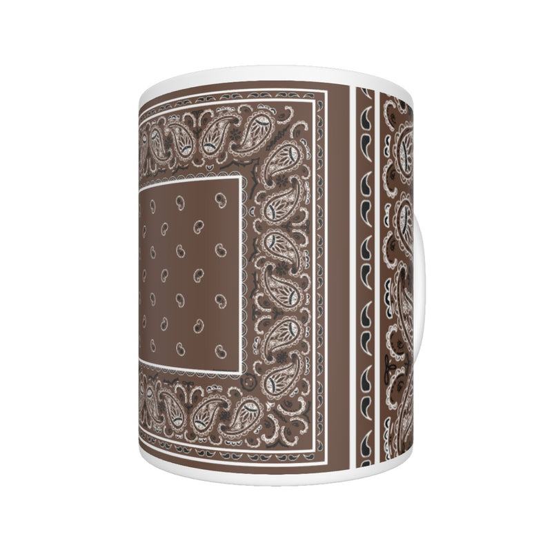 CM - Coffee Brown Bandana Coffee Mug