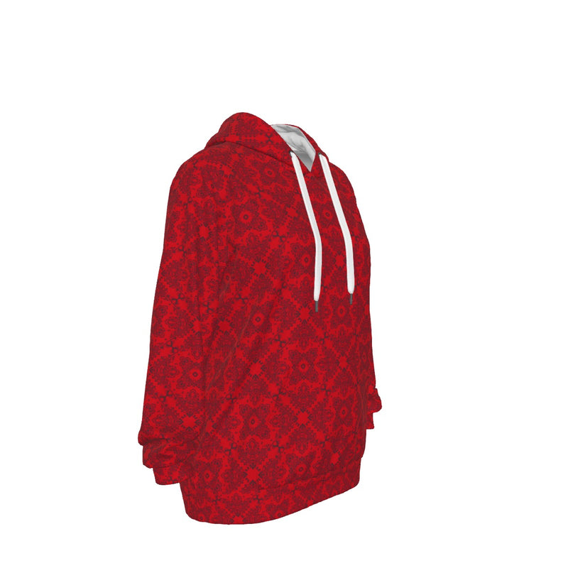 Unisex Cotton Red Bandana2 PO Hoodie