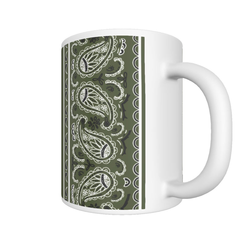 CM - BBC Branded Army Green Coffee Mug