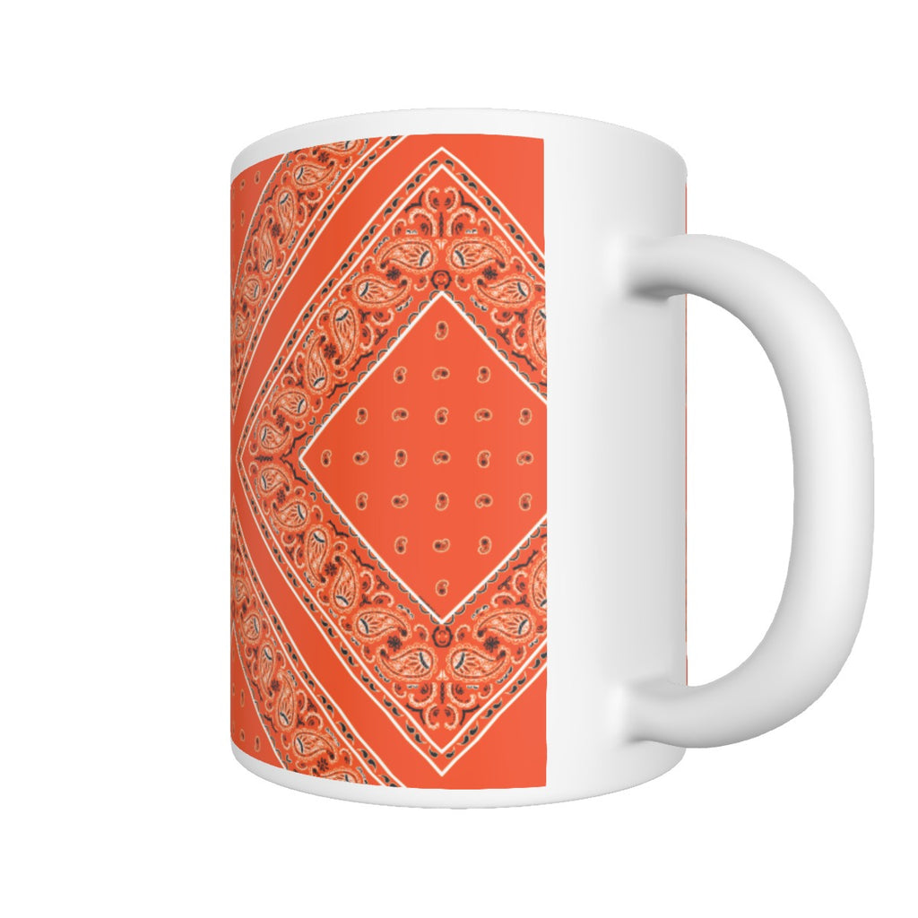 CM - Perfect Orange Diamond Bandana Coffee Mug
