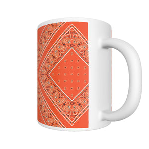 CM - Perfect Orange Diamond Bandana Coffee Mug