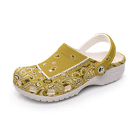 Women's Gold Classic Bandana Clogs