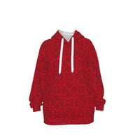 Unisex Cotton Red Bandana2 PO Hoodie